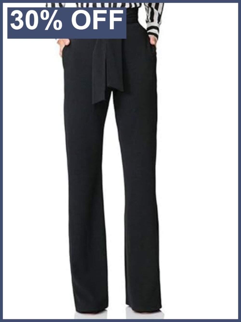 Women's High Waist Straight Leg Wrinkle Resistant Stretch Business Pants